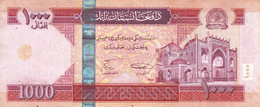 Afghanistan 1000 Afghanis SH 1387 (2008) VF P-77a "free Shipping Via Registered Air Mail" - Afghanistan