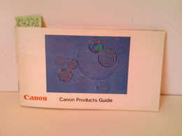 CANON PRODUCTS GUIDE - Fotografía