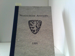 Nassauische Annalen, 1991, Band 102 Jahrbuch Des Vereins Für Nassauische Altertumskunde Und Geschichtsforschun - Hesse