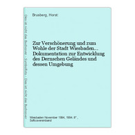 Zur Verschönerung Und Zum Wohle Der Stadt Wiesbaden... - Allemagne (général)