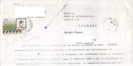 PIEGO IN "CORSO PARTICOLARE"  /  Lire 750 Isolato - 1991-00: Storia Postale