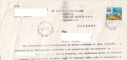 PIEGO IN "CORSO PARTICOLARE"  /  Lire 750 Isolato - 1991-00: Storia Postale