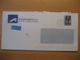 Tschechien- Geschäftsbrief Mit Sondermarke "Postcrossing" - Lettres & Documents