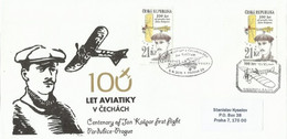 Czech Republic - 2011 - 100 Years Of First Czech Long Distance Flight By Jan Kaspar - Private Cover With Spec. Postmarks - Lettres & Documents