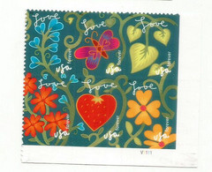 ETATS-UNIS. Garden Of Love (Forever) Bloc De 6 T-p Neufs ** 2011 (forever Stamps) Bord De Feuille - Ongebruikt