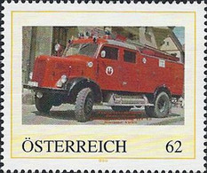 2006+ "Austria" Firetrucks, Feuerwehr, Cars, Private Issue, Low Edition! Only 200! LOOK! - Persoonlijke Postzegels
