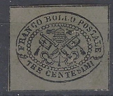 Vaticano Estados 13 (*) Sin Goma. 1867 - ...-1929 Préphilatélie