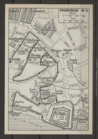 CARTE PLAN LONDRES MAP LONDON 1957 - WALK N ° 4 - PROMENADE N° 4 - Cartes Topographiques