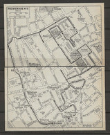 CARTE PLAN LONDRES MAP LONDON 1957 - WALK N ° 5 - PROMENADE N° 5 - Cartes Topographiques