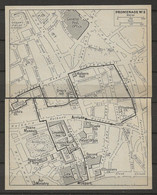 CARTE PLAN LONDRES MAP LONDON 1957 - WALK N ° 2 - PROMENADE N° 2 - Cartes Topographiques