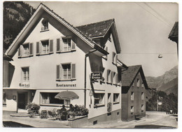 WASSEN Hotel Krone Anzeiger Esso Photo Jos. Brun Luzern - Wassen