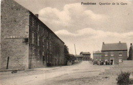 Pondrome Quartier De La Gare Animée Voyagé En 1914 - Beauraing