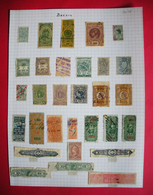 Brésil Brazil Collection De 30 Vieux Timbres Fiscaux Old Tax-Fiscal-Stamps Postage Included To The World - Collezioni & Lotti