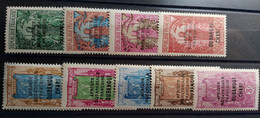 Oubangui Chari (1927) N 75 à 83 * (charniere) - Unused Stamps