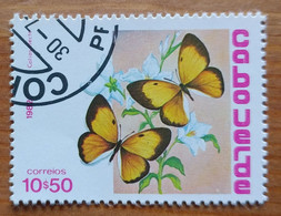 Delcampe - Colias Electo/Jaune De La Luzerne (Papillon/Animaux) - Cap Vert - 1982 - YT 468 - Cap Vert