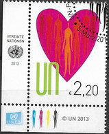 2013 UNO Wien Mi. 767used  Menschen In Herz - Gebraucht
