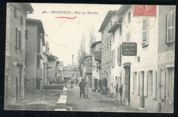 Carte Postale De Belleville Sur Saone - Rue Du Moulin - Réf D 117 - Belleville Sur Saone