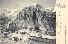 CPA MÜRREN. HÔTEL DES ALPES. EIGER, MÖNCH UND JUNGFRAU - Mürren