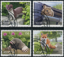 Suisse - 2021 - Tiere - Ersttag Stempel ET - Usati