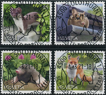 Suisse - 2021 - Tiere - Ersttag Voll Stempel ET - Oblitérés