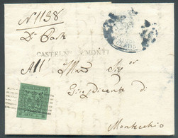 5 Cent. Very Good Margins, Canc.bars On Cover From Castelnovo Ne 'Monti (Emilie) To Montrechio.  Very Fresh  Very Nice - - Modène