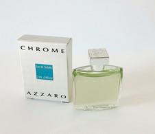 Miniatures De Parfum  CHROME  De AZZARO   EDT   7  Ml  + BOITE - Miniaturen Flesjes Heer (met Doos)
