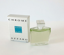 Miniatures De Parfum  CHROME  De AZZARO   EDT   7  Ml  + BOITE - Miniaturen Herrendüfte (mit Verpackung)