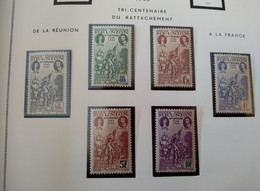 REUNION 1943 N° 180 A 185 * (Y&T) (Charnière) - Nuevos