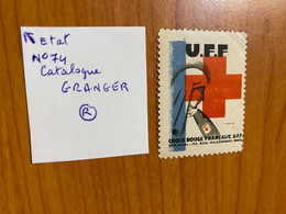 Vignette - Croix Rouge - UFF ( Union Des Femmes Françaises) - Rode Kruis