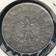 Polen, 10 Zlotych 1935, Silber - Polen