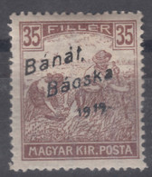 Hungary Banat Bacska 1919 Mi#11 Mint Hinged - Banat-Bacska