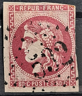 FRANCE 1870 - Canceled - YT 49c - 80c - 1870 Bordeaux Printing