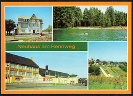 F5266 - TOP Neuhaus Am Rennsteig Kulturhaus Erich Weinert HO Gaststätte Hotel Hirsch - Bild Und Heimat Reichenbach - Neuhaus