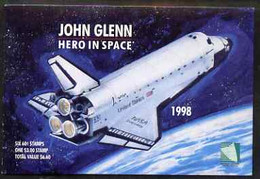 Booklet - Marshall Islands 1998 John Glenn Hero In Space $6.60 Booklet Complete And Fine, SG SB25 - Marshall