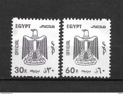 LOTE 1713  ///  (C020)  EGIPTO  YVERT Nº: 112/113 **MNH - Officials