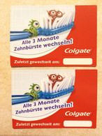 2 Magnets Colgate Allemagne / Deutschland / Germany - Reclame