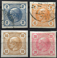 AUSTRIA 1899 Imperf. - Yv.12-15 (Mi.98-100, Sc.P11-14) Mix (MH-U) Perfect Quality (VF) - Journaux