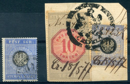 GERMANY (Prussia) 1871-78 - Fiscal Stamps - Sonstige & Ohne Zuordnung
