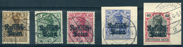 Russich Polen 1915 - Mi.1-5 Compl. Set Used (all VF) - Occupation 1914-18