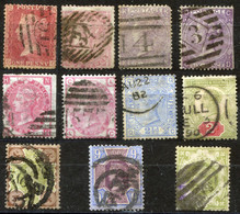 GB Pre 1890 - Ten Used Stamps (mixed Cond.) - Gebruikt