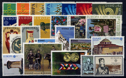 GREECE-  Europa CEPT - 1971-80 MNH (postfrisch) VF (perfect) - Nuevos