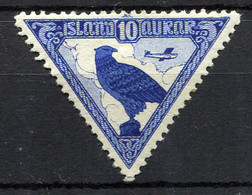 ICELAND 1930 - Mi.140 (Sc.C3, Yv.PA 3) MNH Or MLH (VF) Perfect - Poste Aérienne