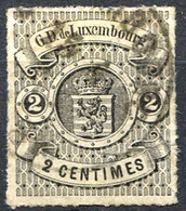 LUXEMBOURG 1867 Rouletted - Yv.13 (Mi.13, Sc.14) Used (VF) - 1859-1880 Stemmi