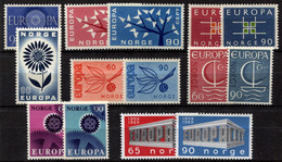 NORWAY - Europa CEPT 1960-69 (compl.) MNH (postfrisch) VF - Ongebruikt