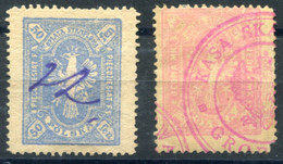 POZNAN (Posen) 1920 Perf.11.5 - Two Rare Stamps - Steuermarken