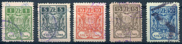 1947 General Issue Ex #129-135 Used - Steuermarken