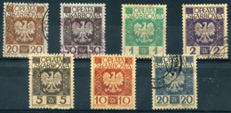 1960 General Issue #186-192 Mix (all VF) - Fiscali