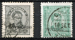 PORTUGAL Provisorio 1892 Perf.11.5 - Yv.78-79 (Mi.78-79, Sc.79-80) Perfect (VF) - Usati