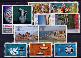 TURKEY - Europa CEPT 1975-79 MNH (postfrisch) VF - Ungebraucht