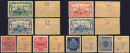 TURKEY 1913-14 Two Sets - Yv.51-58 (Mi.39-46, Sc.J59-66) MH (VF) - Segnatasse